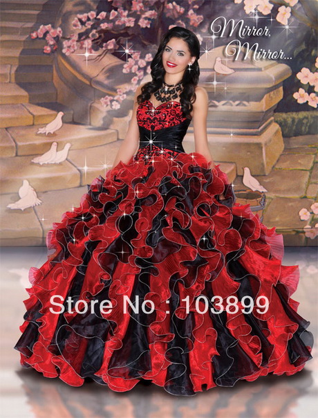 Vestidos de 15 años rojo