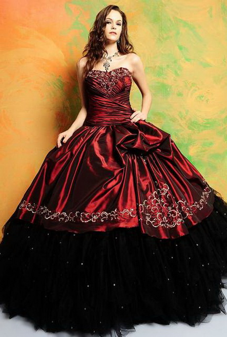 Vestidos de 15 años rojo