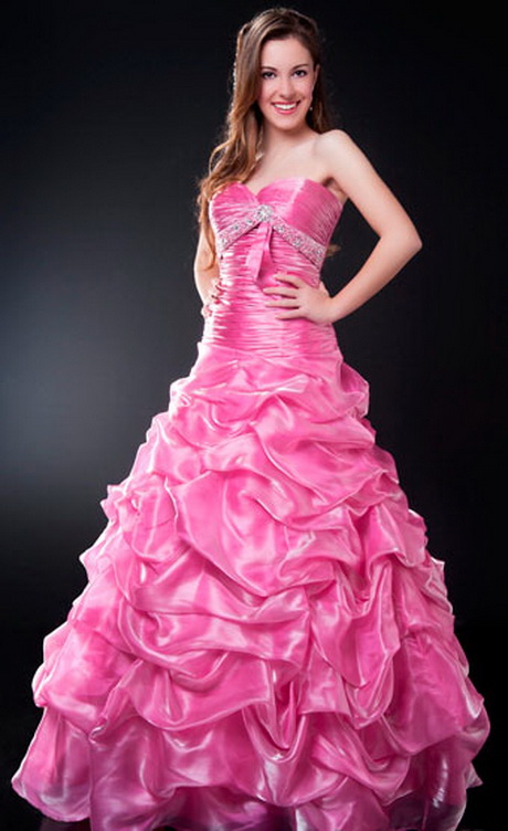 Vestidos de 15 años rosados