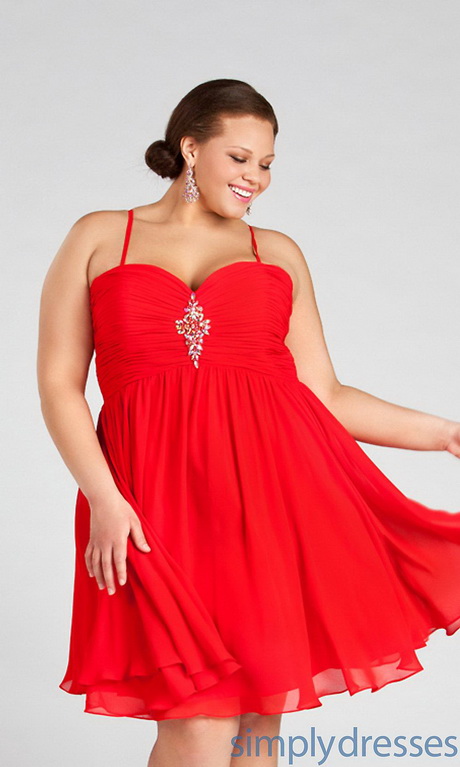 Vestidos de 15 rojos cortos