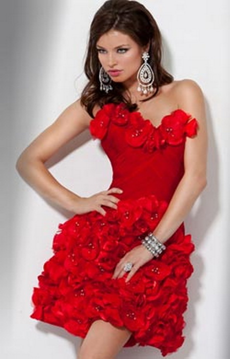 Vestidos de 15 rojos