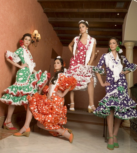 Vestidos de flamenca cortos