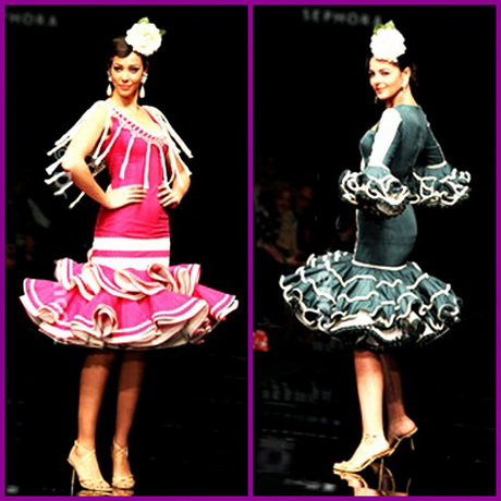 Vestidos de flamenca cortos