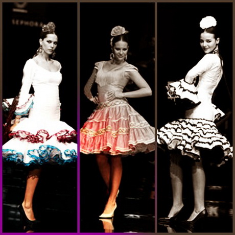 Vestidos de flamenca cortos