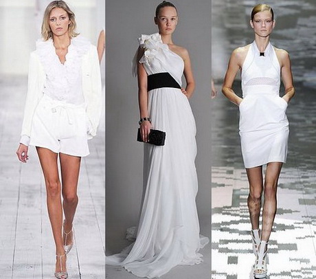 Vestidos de moda blanco