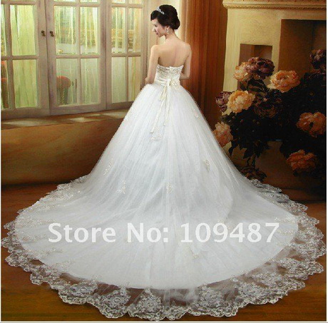 Vestidos de novia con cola