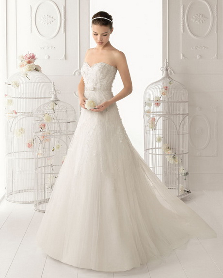 Vestidos de novia corte princesa 2014