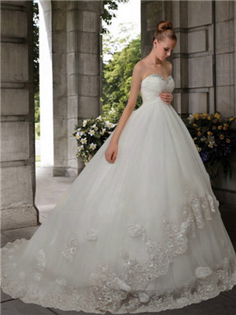Vestidos de novia corte princesa 2014