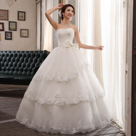 Vestidos de novia corte princesa 2014