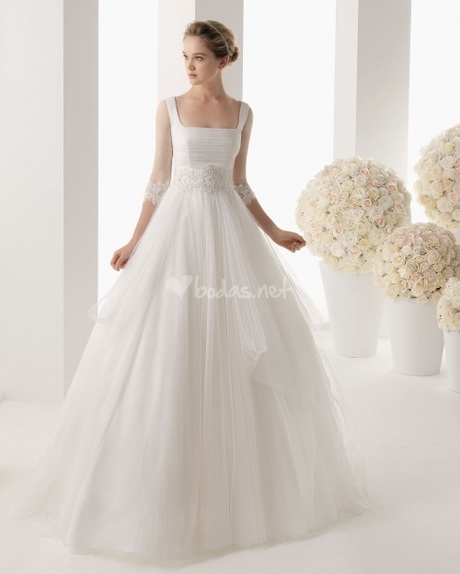 Vestidos de novia corte princesa 2014