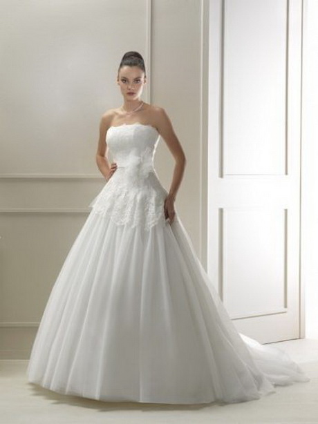 Vestidos de novia corte princesa 2014