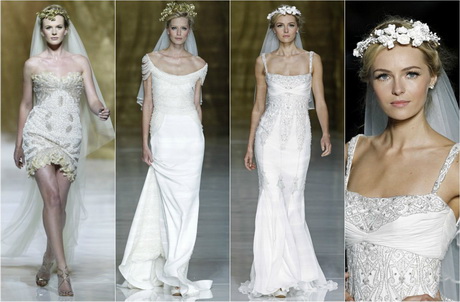 Vestidos de novia cortos 2014