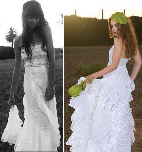 Vestidos de novia estilo ibicenco