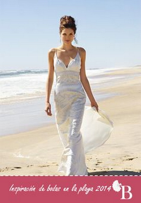 Vestidos de novia para la playa 2014