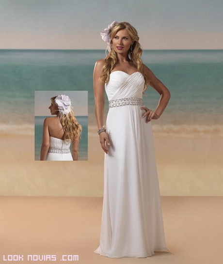 Vestidos de novia para matrimonio en la playa