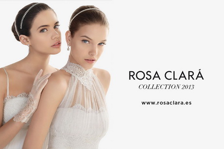 Vestidos de novia rosa clara