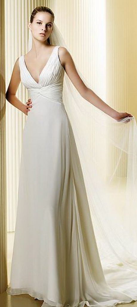 Vestidos de novia sencillos pero elegantes