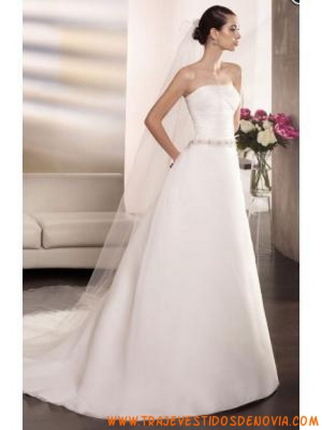 Vestidos de novia sencillos pero elegantes