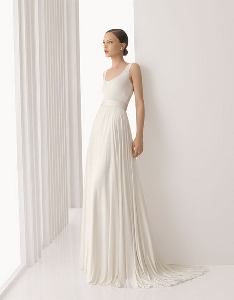 Vestidos de novia sencillos pero elegantes