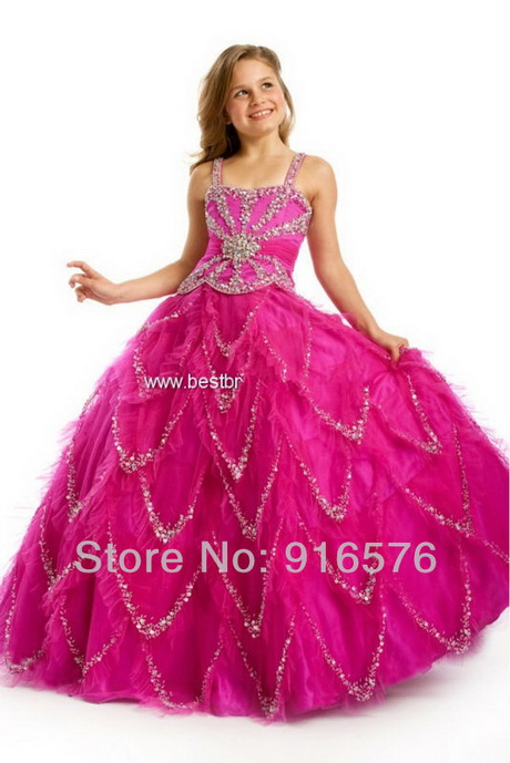 Vestidos de princesa de niñas