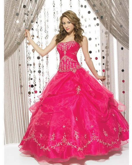 Vestidos de quinceañeras rojos