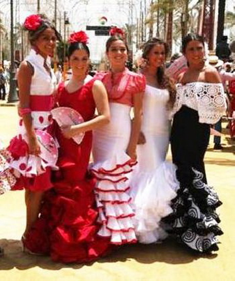 Vestidos de sevillana