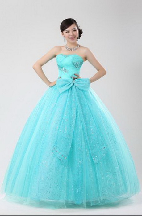 vestidos de quinceañera azul cielo