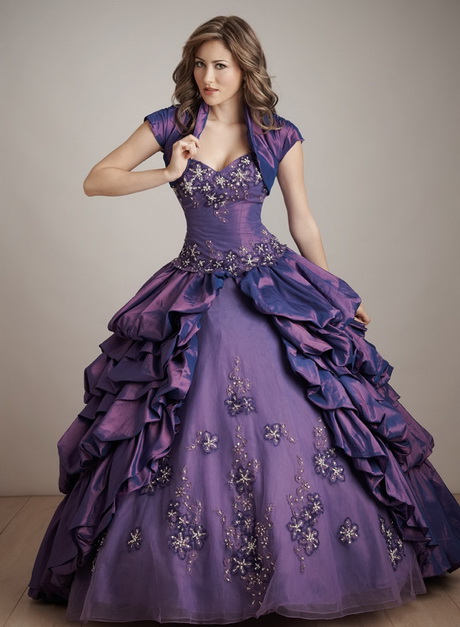 Vestidos de xv años color morado