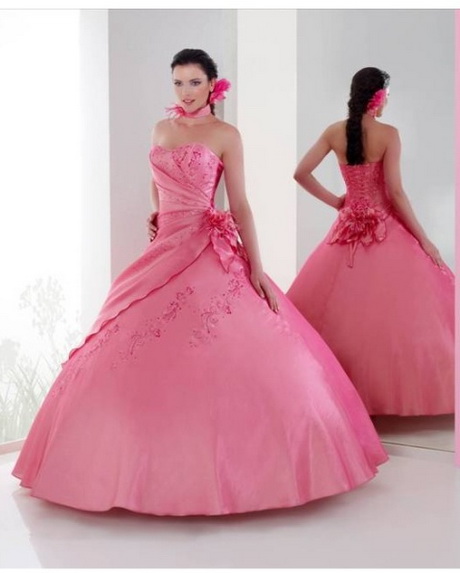 Vestidos de xv años rosas