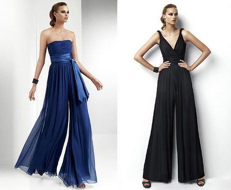 Vestidos elegantes en pantalon