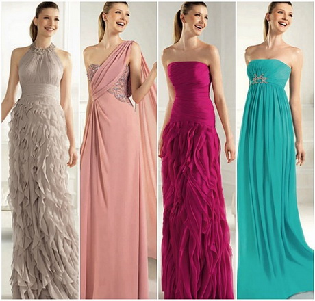 Vestidos elegantes para fiestas de noche