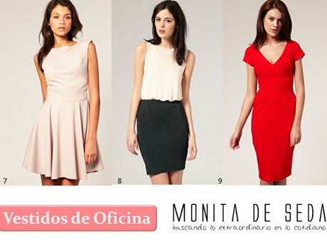 Vestidos elegantes para oficina