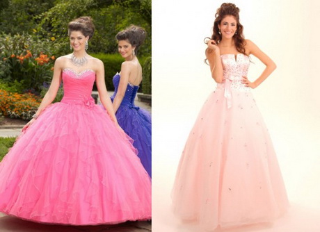 Vestidos estilo princesa para 15 años