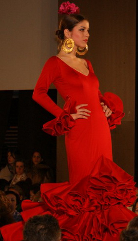 Vestidos flamenca rojo