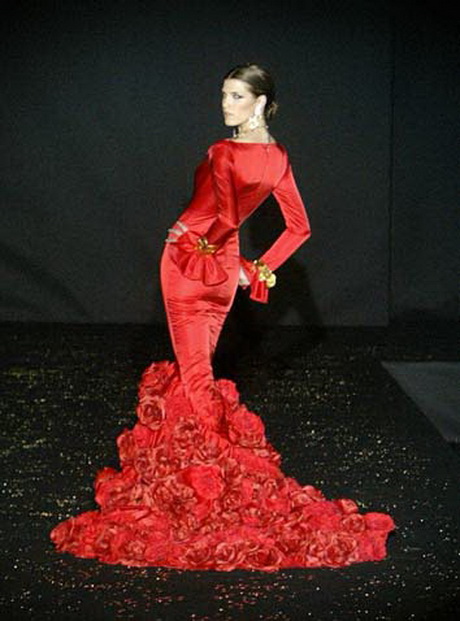 Vestidos flamenca rojo