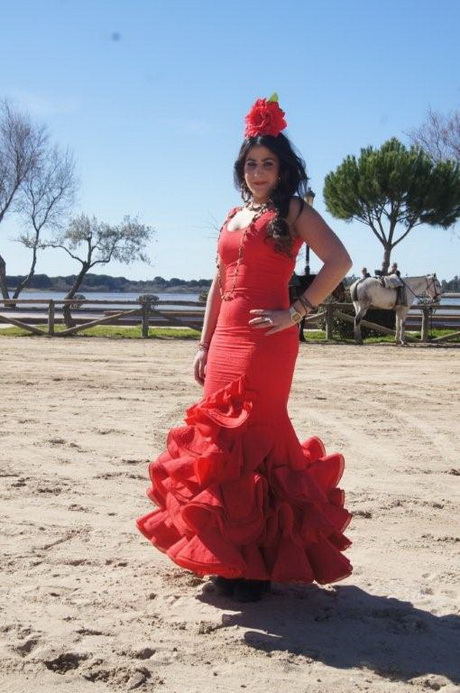 Vestidos flamenca rojos