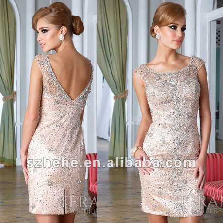 Vestidos formales de noche cortos