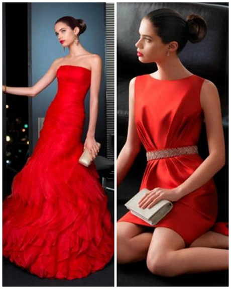 Vestidos formales rojos