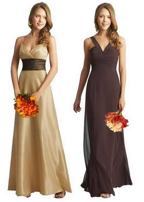 Vestidos largos para damas de honor