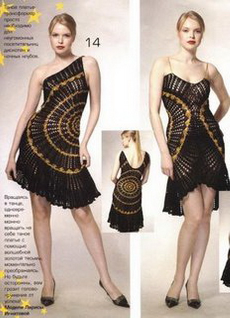 Vestidos elegantes tejidos en crochet - Imagui