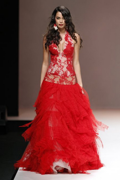 Vestidos novia rojos