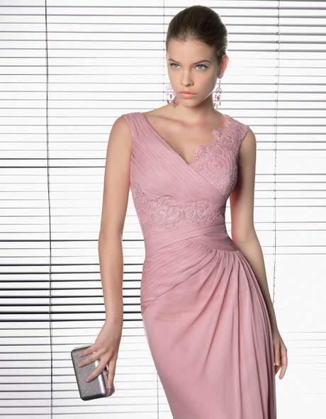Vestidos rosa clara