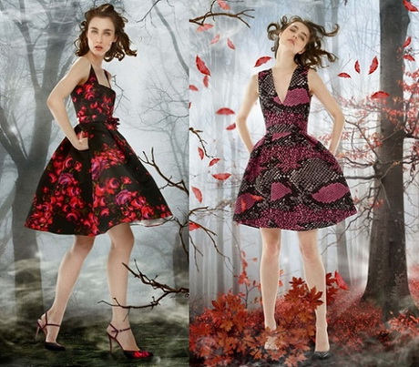 Vestidos cortos de noche otoño invierno 2016