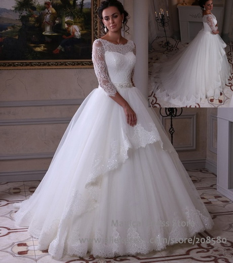 Vestidos de novia estilo princesa 2016