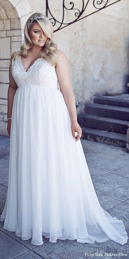 Imagenes de vestidos de novia para gorditas 2019
