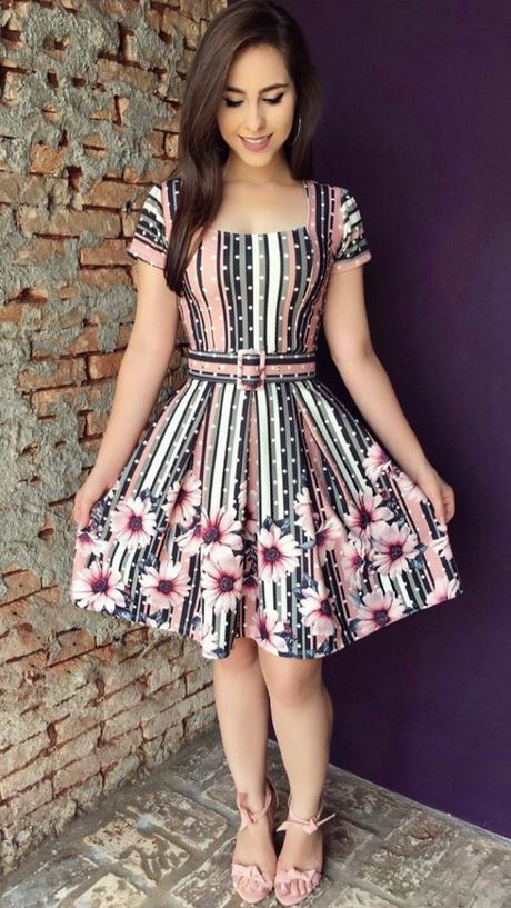 Moda de vestidos casuales 2019