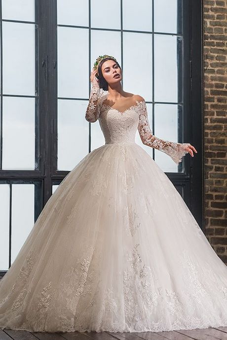 Vestidos de novia con encaje 2019