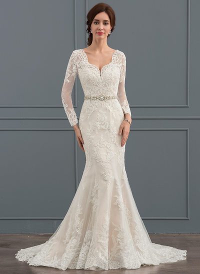 Vestidos de novia corte sirena 2019