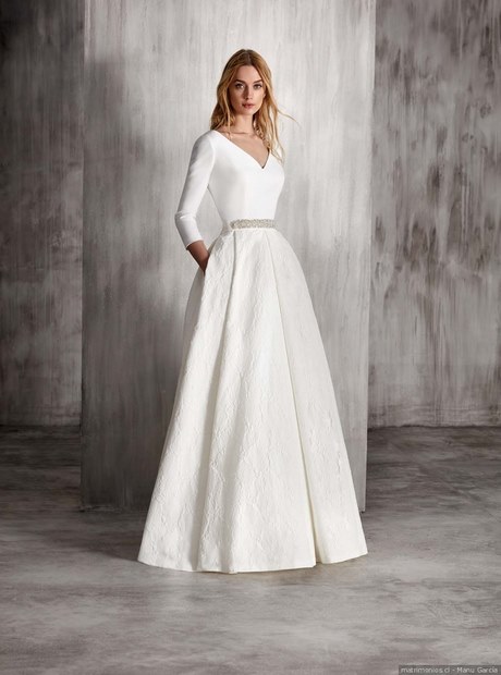 Vestidos de novia por el civil 2019