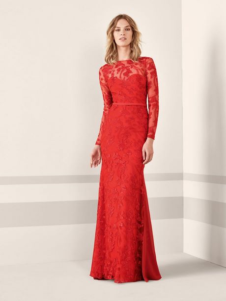 Vestidos para bodas largos 2019